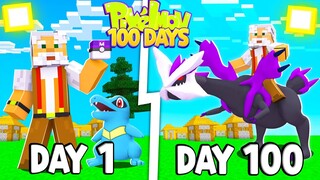 Tóm tắt 100 Ngày Minecraft Pixelmon  Sinh Tồn Siêu Khó Cùng Người Bạn Chí Cốt Saiky !!