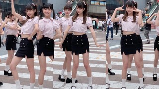 什么社死挑战！和姐妹们在天街跳pretty ♡