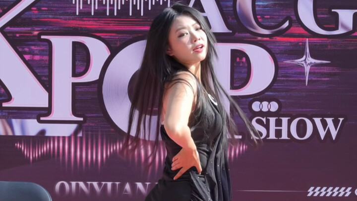 A commemorative black-dress version of Maboy (the official performance edition). The pink-outfit one