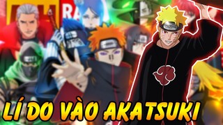 Lí Do Gia Nhập Akatsuki Của Một Số Thành Viên Mạnh Mẽ Nhất|Itachi Sau Khi Tàn Sát Gia Tộc