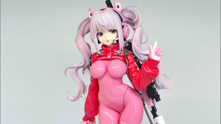 Domestic Nikke Alice figure, rejuvenated matte gel coat, clay uses sealing layer instead of UV varni