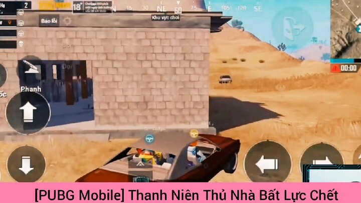 thanh niên thủ nhà bất lực