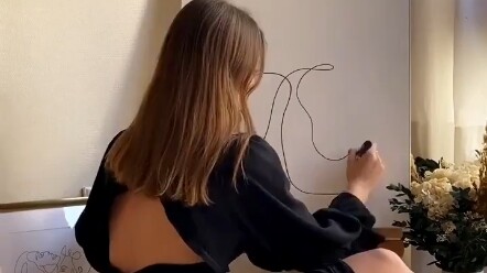 Gambar satu goresan ini keren banget!