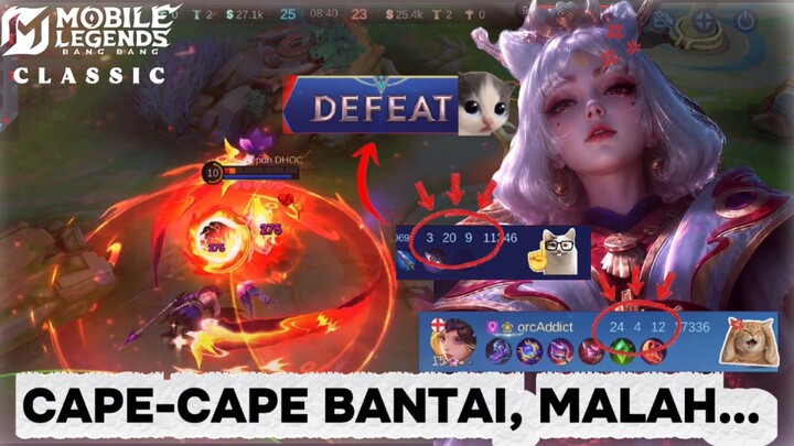 KALAH GARA-GARA 1 ORANG INI! 🤬 Lunox 20 KILL tetep ga bisa GENDONG BEBAN! 😭💔