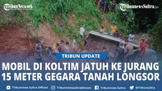 Mobil Jatuh ke Jurang 15 Meter Gegara Tanah Longsor Seusai Diguyur Hujan di Uluiwoi Kolaka Timur