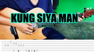 Kung Siya Man - Tj Monterde - Fingerstyle Guitar (Tabs) Chords Lyrics