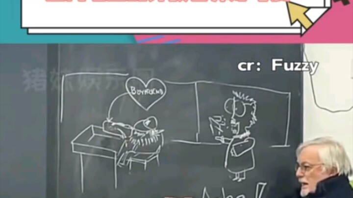 I can’t even imagine how fun his class would be! College life, foreign teacher, so cute.