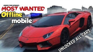 Need For Speed Most Wanted Apk (size 600mb) Offline For Android Unlocked All Cars Unlimited Money