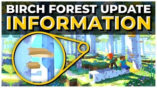 New Minecraft BIRCH FOREST OVERHAUL INFORMATION | The Minecraft Wild Update