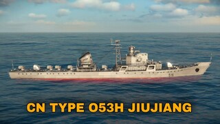 Modern Warships: new ship CN TYPE 053H JiuJiang in action. Alpha server