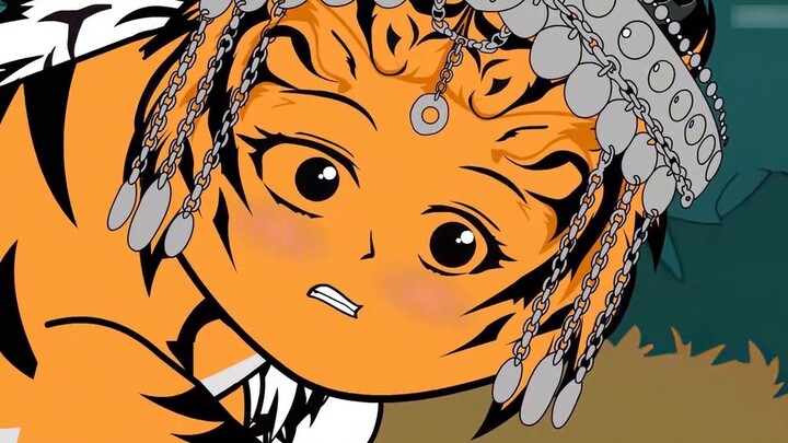 Keluarga harimau bekerja sama dengan sempurna untuk menyelesaikan krisis, dan musang kecil itu pulih