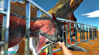 Survive in Jurassic Safari. Animal Revolt Battle Simulator ARBS