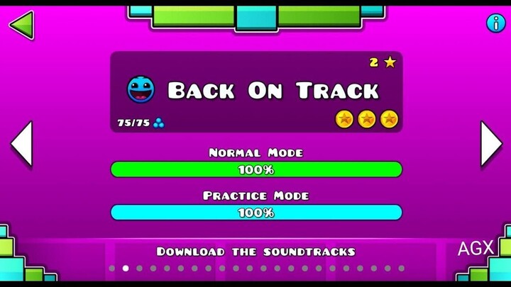 Geometry Dash - Back On Track | All 3 Coins 🪙
