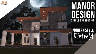 LifeAfter: SINGLE MANOR - Modern Style Rietveld | Manor Design | Tutorial