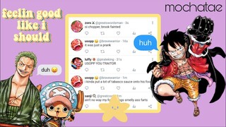 one piece texts | the strawhats plays never have i ever?!