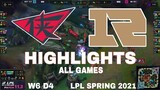 Highlight RW vs RNG (All Game) LPL Mùa Xuân 2021 | LPL Spring 2021 | Rogue Warriors vs RNG
