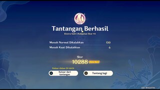 Vibro Crystal Verification New Event Day 1- SCORE 10288 | GENSHIN IMPACT 3.5