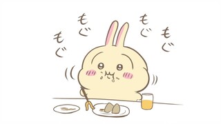 【ちいかわ】ご飯を食べるうさぎ