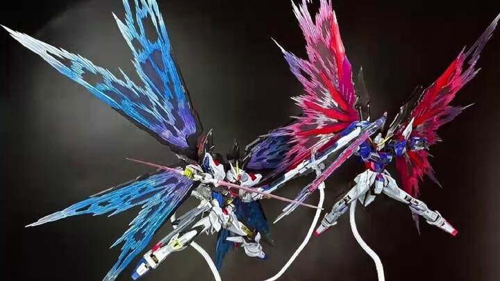 Làm thế nào để bay với đôi cánh nhẹ? MB Duo Light Wings Hành động tấn công Freedom DestinyGundam