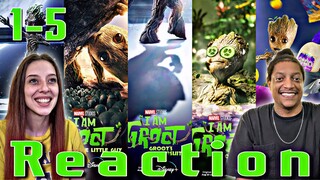 I AM GROOT | Episode 1-5 | REACTION | Gaurdians Of The Galaxy | Rocket Raccoon | THESE ARE GREAT😂😂