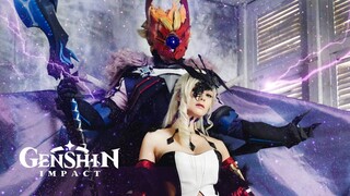 Tartaglia and La Signora in LIVE ACTION! (Awesome Genshin Impact Cosplay! ) | Prince De Guzman