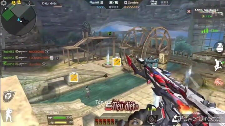 CF Legends | Thủ bằng AN94 Vip Smillodon, Bug lên nóc | Zombie V4 Đền quên lãng.