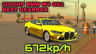 🚀2000hp & 3000torq bmw m4 g82🔥best gearbox v4.8.5 👉 car parking multiplayer