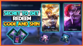 4 Secret To Get Redeem Code And Skin - Mobile Legends
