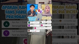 Farel vs Ria Ricis: Adu Paling Banyak Fans?!! | MRI PanSos Kap #Shorts
