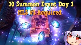 10 Summon Event Day One Pulls  - Epic Seven