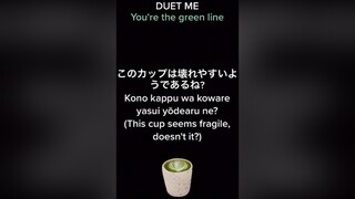 DUET ME: YOU'RE THE GREEN LINE. POV: You visit your friend for some tea. fyp duet pov voiceacting 🍵