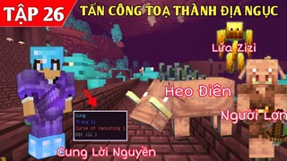 SINH TỒN MINECRAFT PE 1.16 TẬP 26 ĐI ĐÓN NGỰA VÀNG VÀ*TẤN CỐNG VÀO TOẠ THÀNH ĐỊA NGỤC