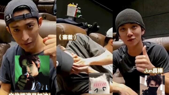 สมาชิกวงเซเวนทีนพากันชมเชยจนจุนนี่เขินไปหมด ฟังแล้วนักแสดงวอนก็รู้สึกอิจฉาไปด้วย