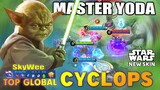 Cyclops Star Wars Skin Master Yoda Gameplay by SkyWee ~ MLBB