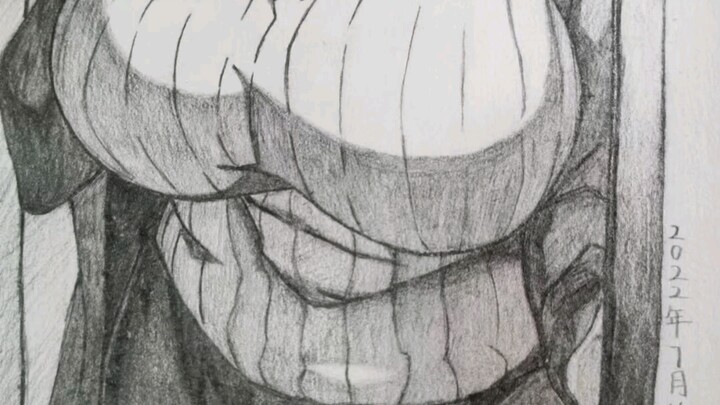 Ini lukisan saya setelah lulus SMP. Kalian pasti tahu Yukionna, kan?