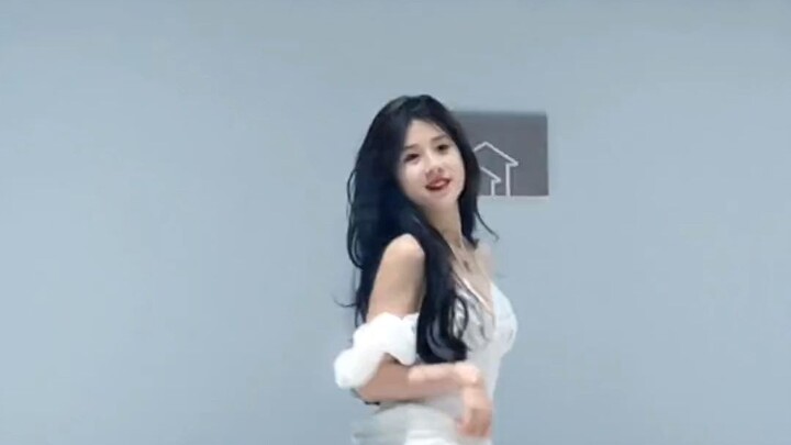The girl's skirt and high heels can support all the beauty in the world