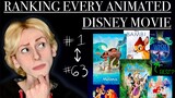 RANKING EVERY ANIMATED DISNEY MOVIE!  🏰 with Disney Nicky Marra