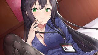 The handcuff key fell in the middle, could you please take it out?