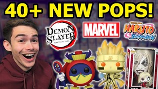Over 40+ New Funko Pop Annoucements! (Naruto, Yugioh, Demon Slayer, Marvel, Horror + More!