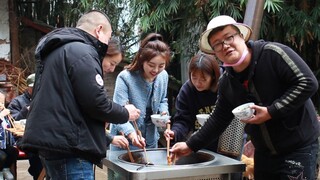 Countryside Recipe & Mukbang | Enjoy Hot Pot with Friends!