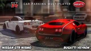 Nissan Gt-R Nismo X Bugatti Veyron| Car Parking Multiplayer