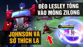 MLBB | Cô Nàng LesLey Ham Vui Và Anh Johnson Có Sở Thích Tông Vào Mông Tử Long? | Tốp Mỡ