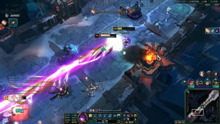 pedruxu's LUX insane gameplay aram