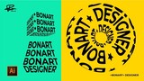 Warp Text in Adobe Illustrator | create impressive effects with text | BonART