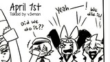 【Rin, Len, Oliver, Kaito】April 1st (Vocaloid Comic Dub)