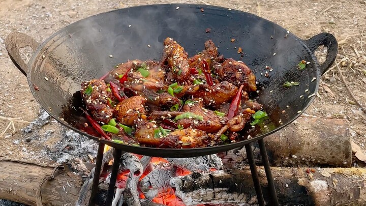Spicy Chicken Wings in Winter