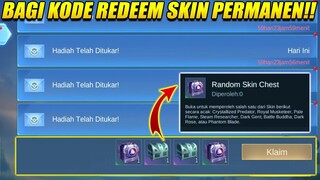 BAGI-BAGI KODE REDEEM SKIN PERMANEN KHUSUS PLAYER BARU!! - MOBILE LEGENDS UPDATE