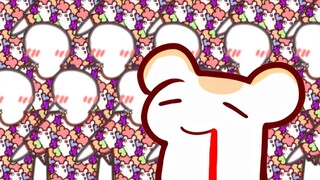 仓鼠迷彩大军可不要吓到路人哦
