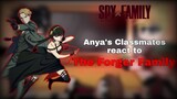 Anya and her Classmates react to the Forger Family |Gacha Club|Spy x Family |Anya x Damian|GCRV|