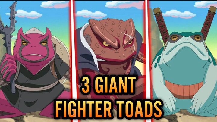 3 Giant Frog Trio 🔥 Naruto Shippuden
